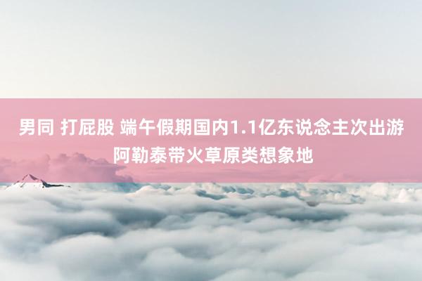 男同 打屁股 端午假期国内1.1亿东说念主次出游 阿勒泰带火草原类想象地